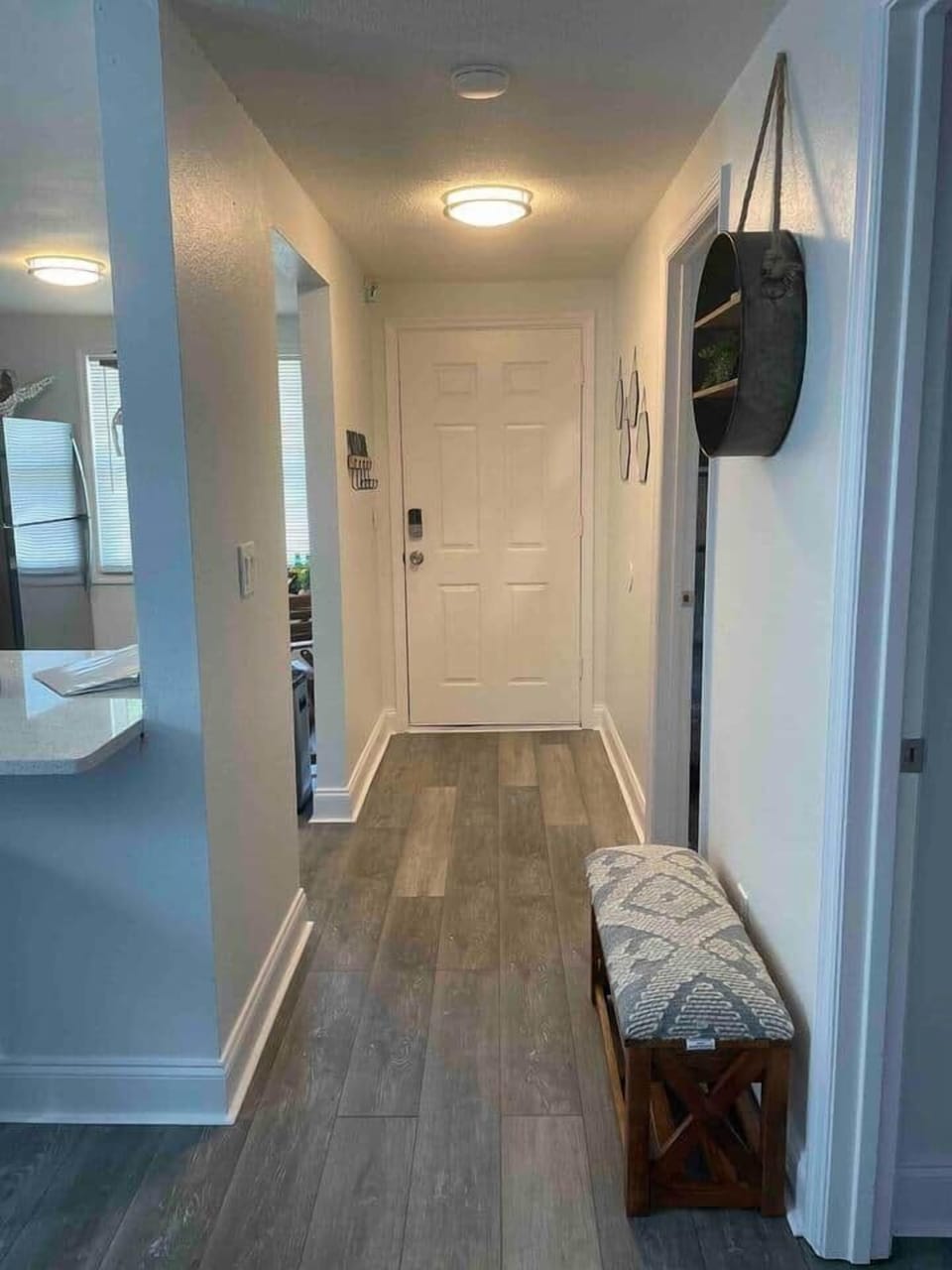 Entrance into hall near kitchen