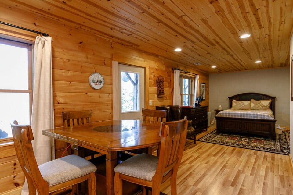 Downstairs dining area