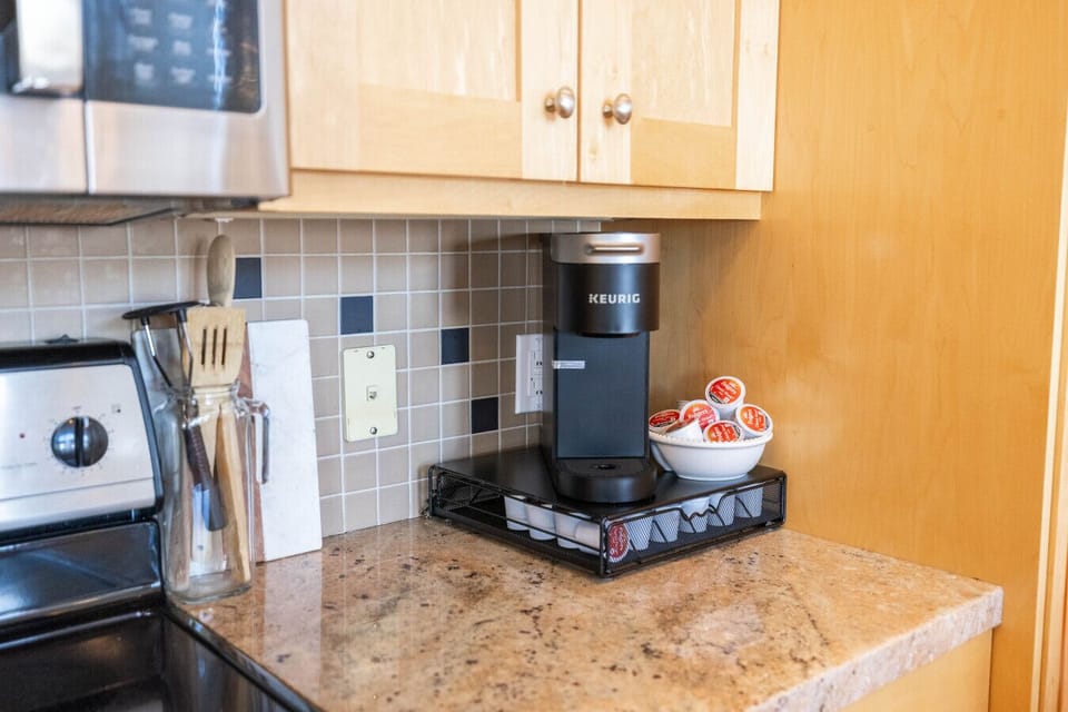 Keurig coffee maker to start your day before hitting the slopes