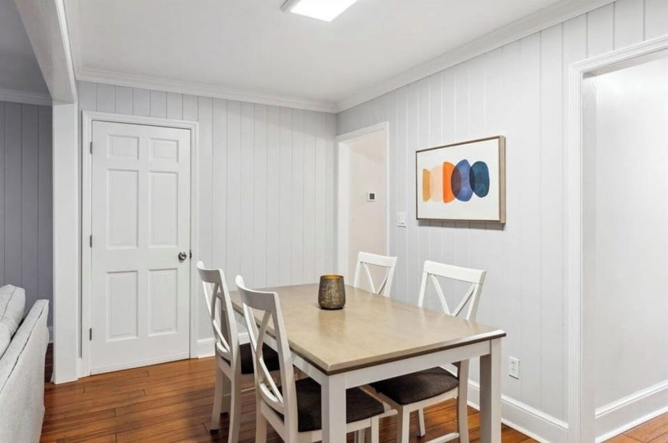 Dining area just off the kitchen and living room.