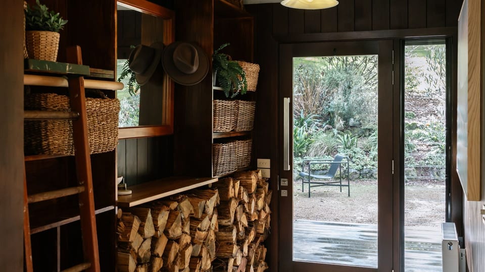 Ecco Red Hill Retreat Woodshed Area