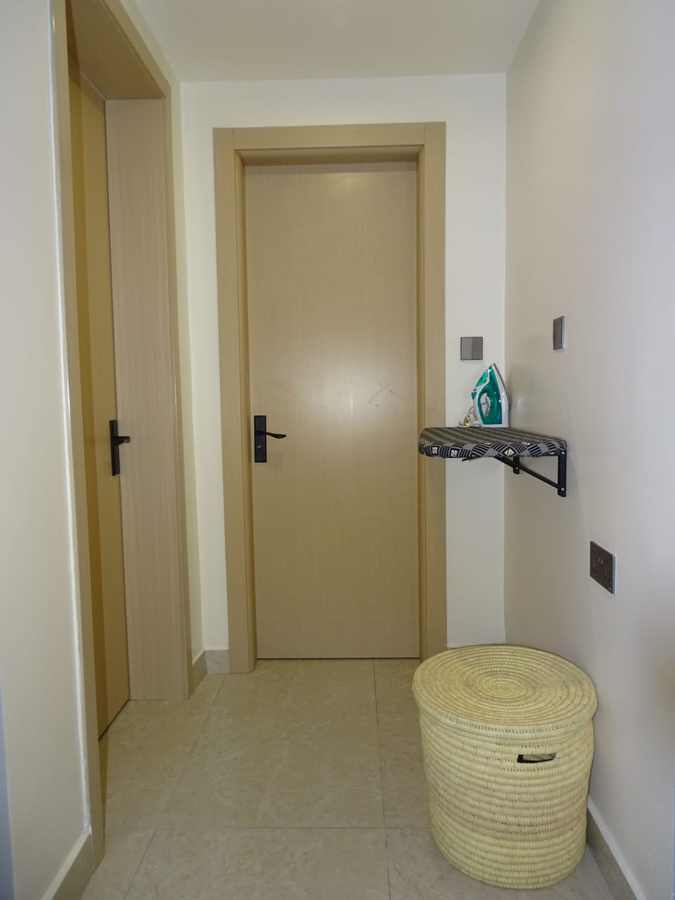 designated ironing area