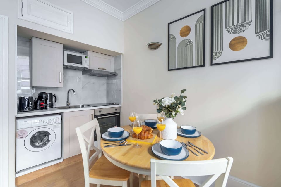 The open-plan living, kitchen and dining area