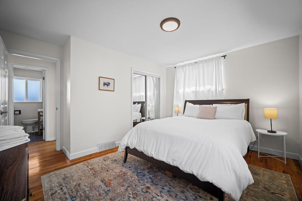 Enjoy restful nights and slow mornings in this comfortable master retreat.