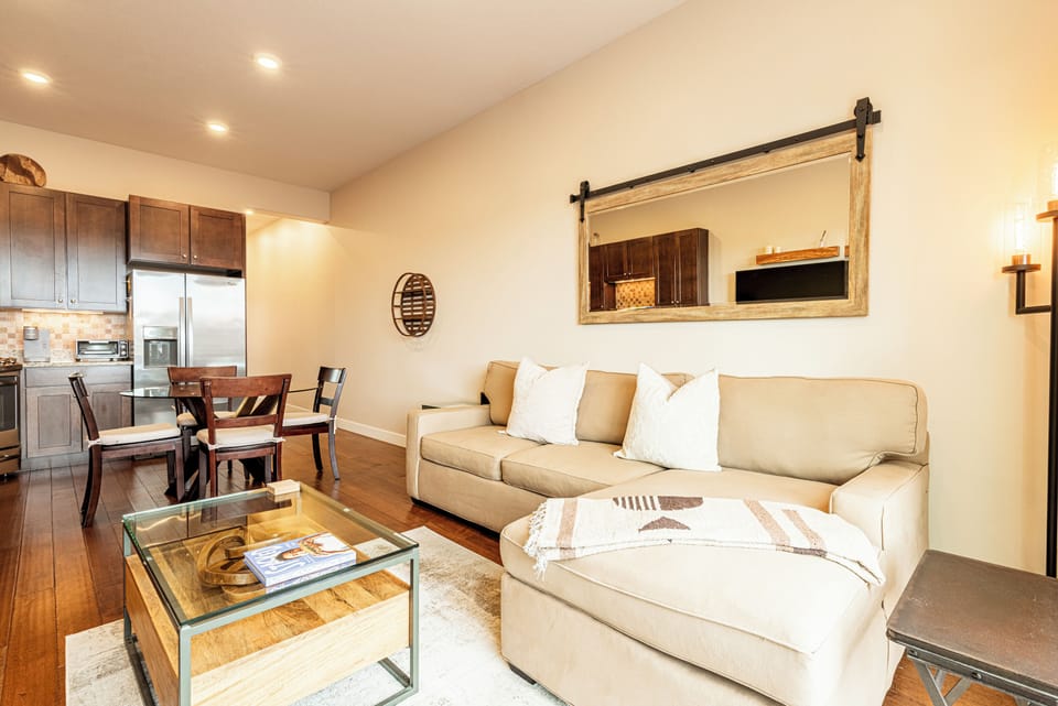 Living and dining area combined