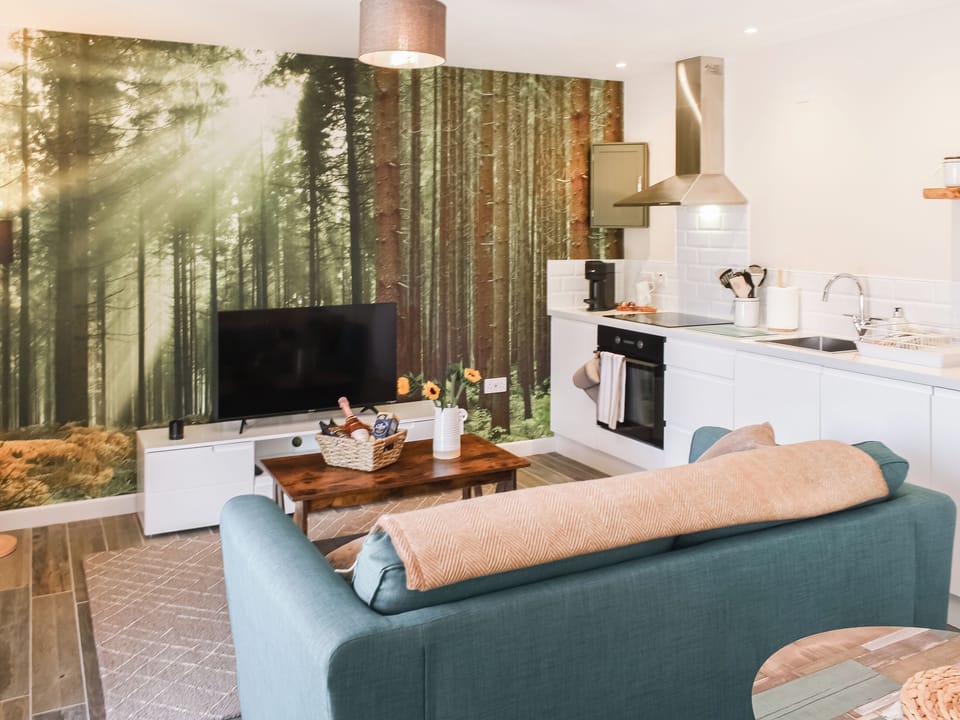 Open plan living space | Elm - Chapel Hill retreats, Lydney, Forest of dean