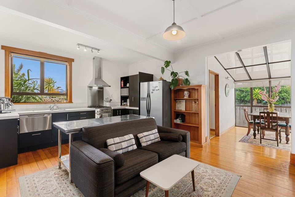 Kitchen / dining and second living area