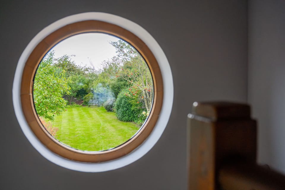 First floor: The beautiful garden from the landing