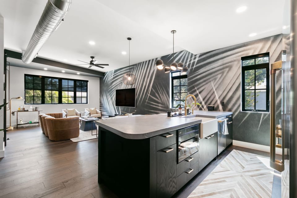 NEW - Luxury kitchen filled with top-of-the-line appliances