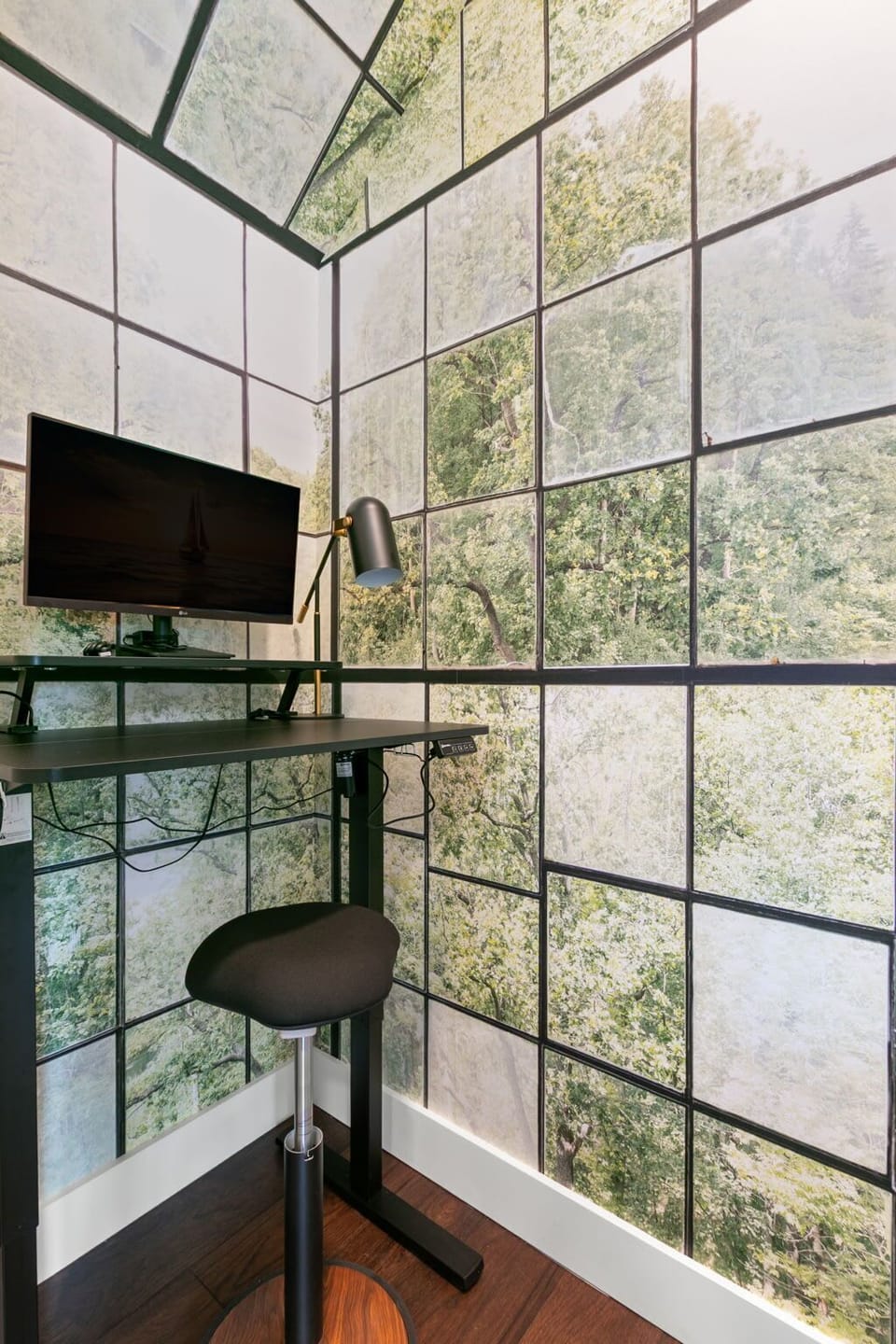 Cozy designated work area 