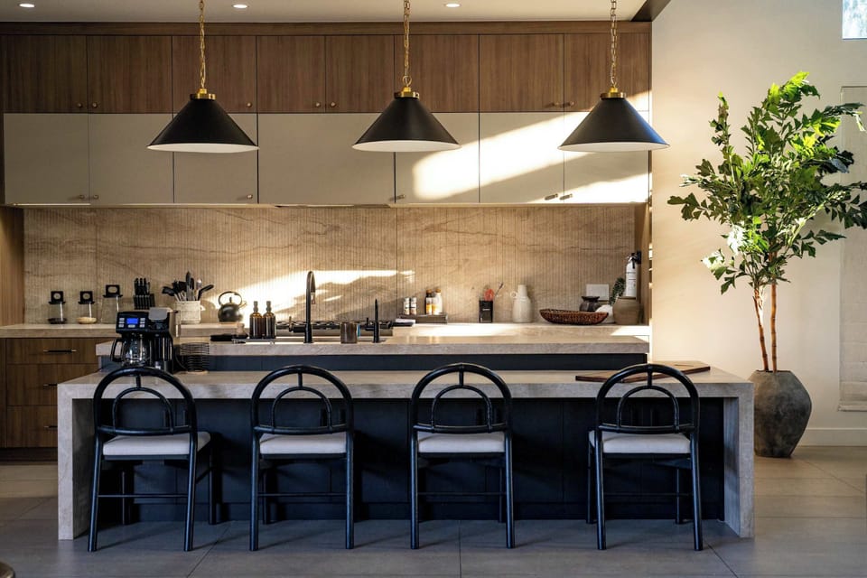 Kitchen's stocked and ready for you