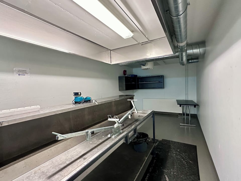 Free ski-service area in the 1.floor.