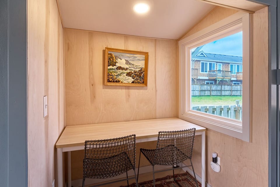 Cozy breakfast nook for two