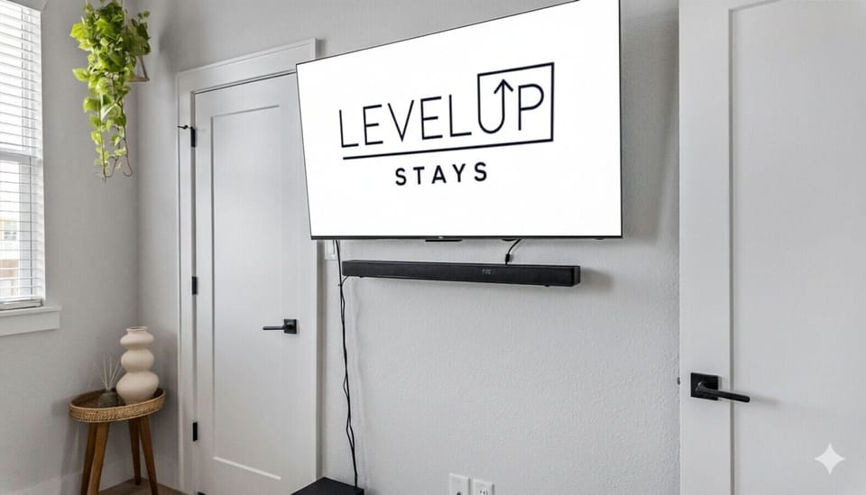 Soft linens and a smart TV — unwind in true comfort