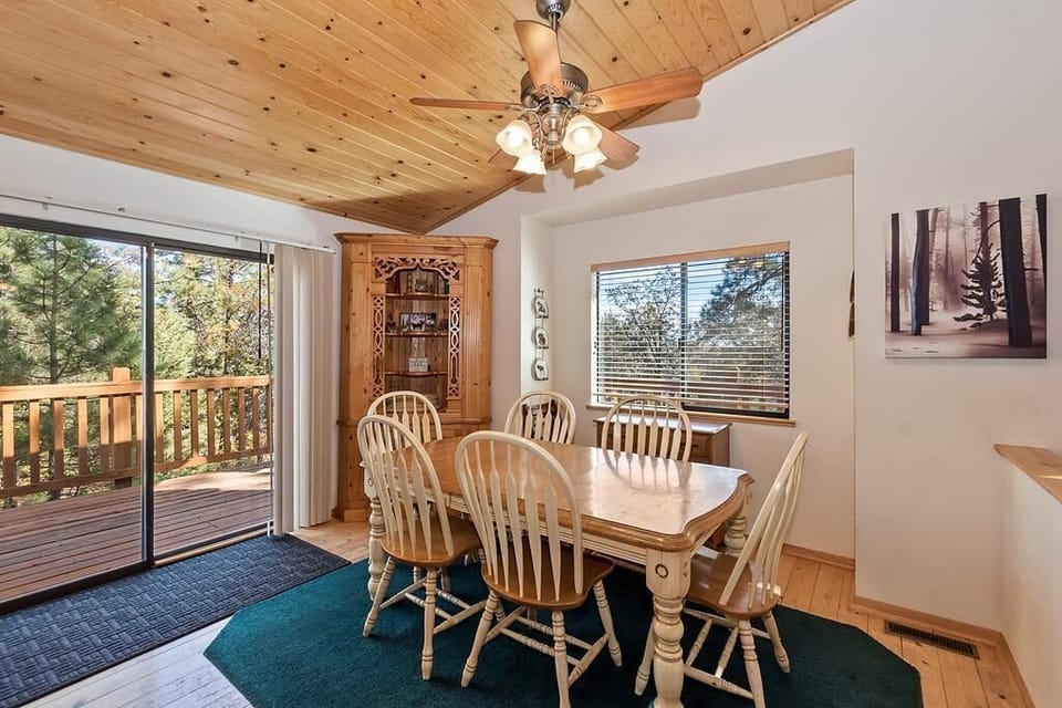 Dining Room Area With View