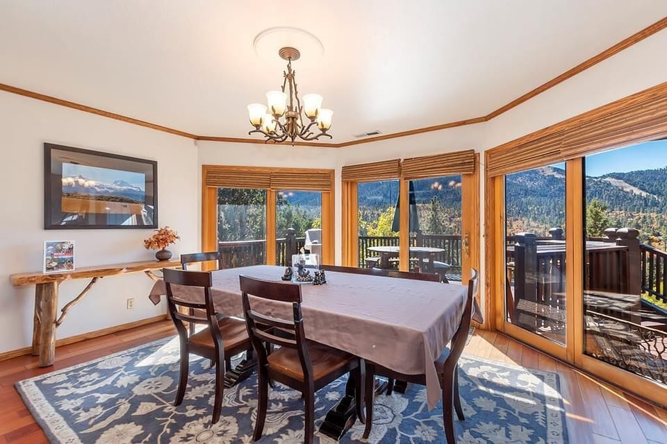 Beautiful Dining Area Encased in Windows