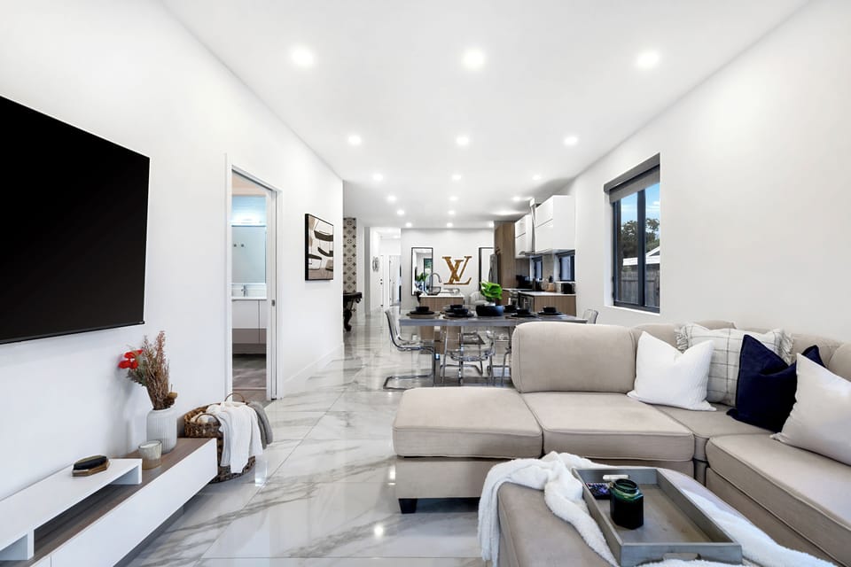 Sunlit Lounge with Elegant Furnishings