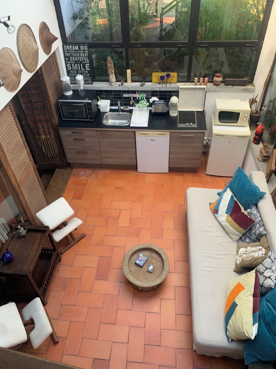 Cozinha e zona de estar