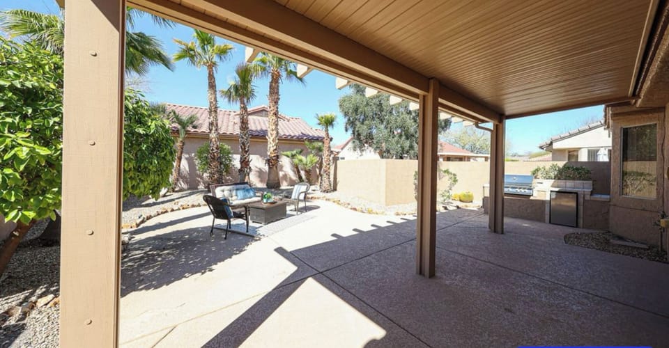 Back patio