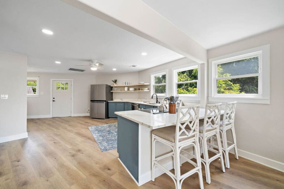 Another angle of the kitchen