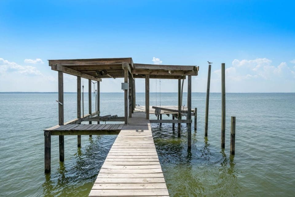 This boat slip is located on the property for your use
