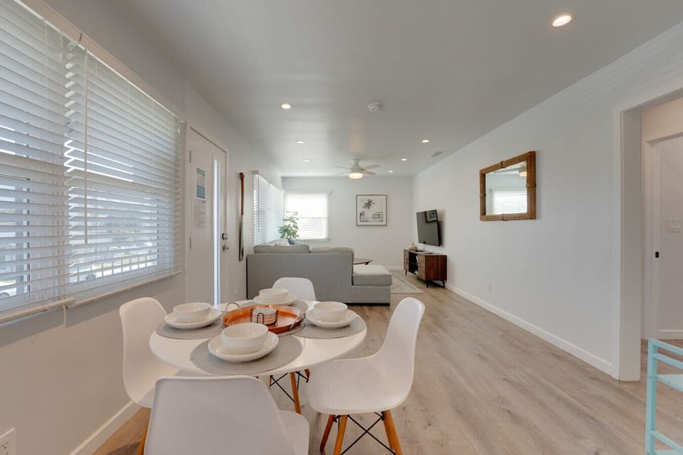Enjoy the living area with an open floor plan at this upstairs unit!