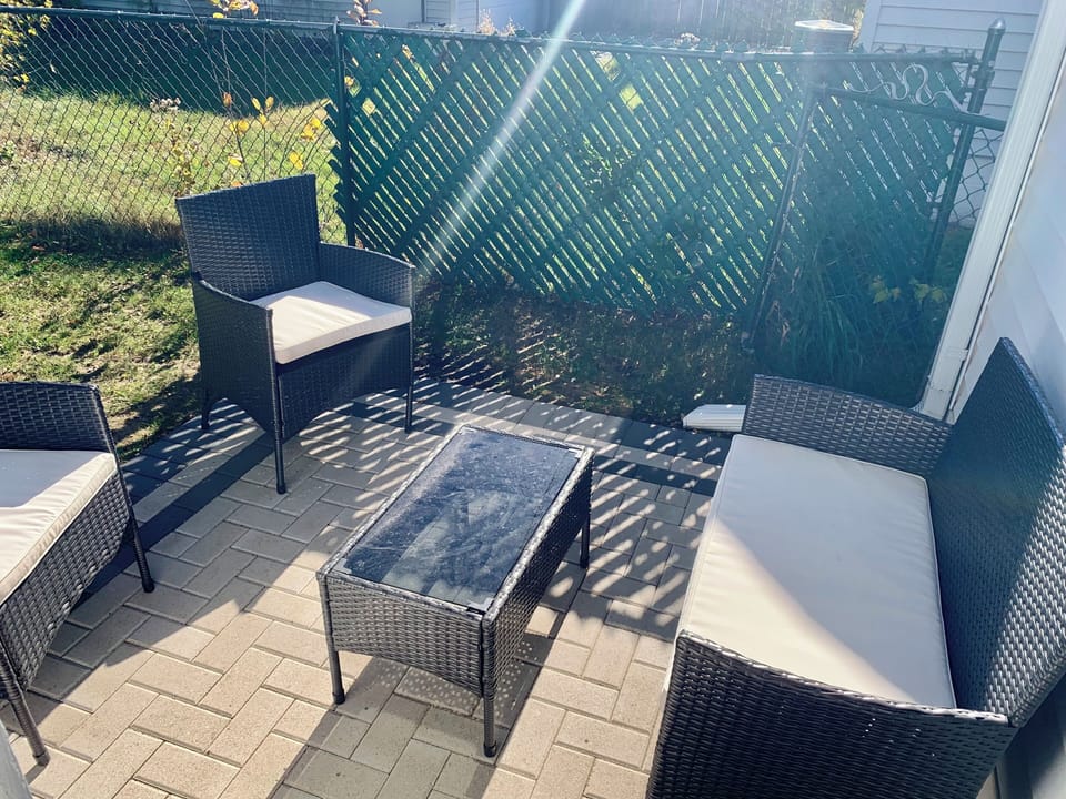 Backyard patio