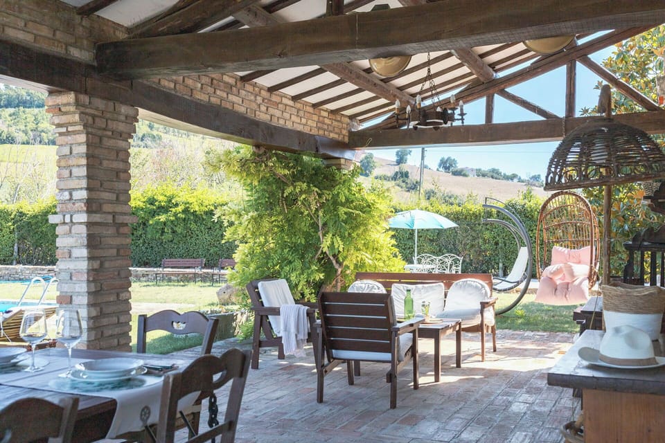 Balcony / Terrace / Patio, Garden, Outdoor, Scenic View, Summer