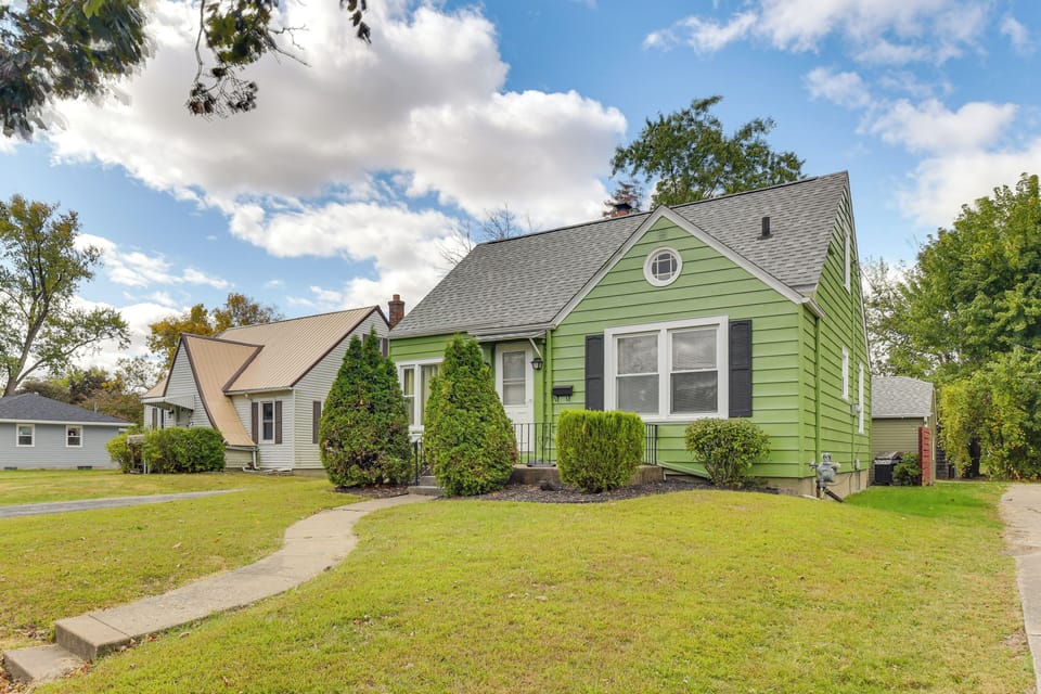 Burlington Vacation Rental | 2BR | 1BA | Steps Required | 1,200 Sq Ft