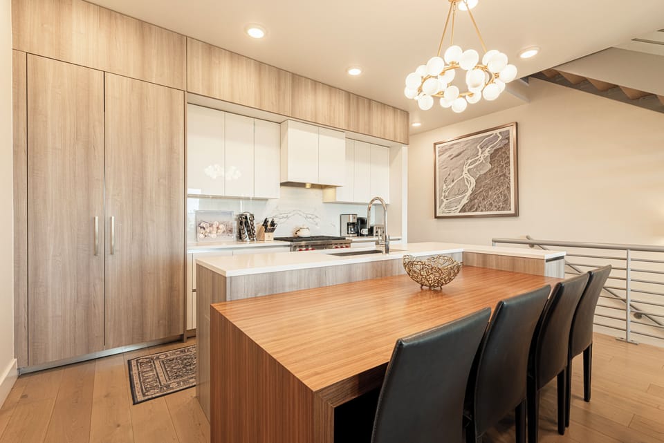Kitchen island seating for four