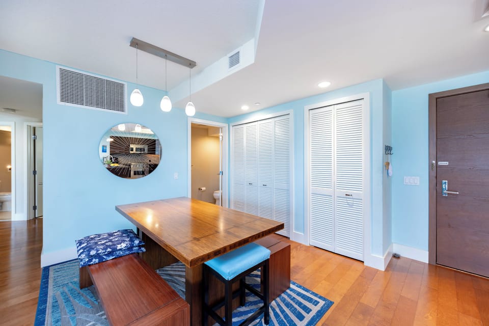 Dining Area - Half bath and laundry closet located just adjacent and right of the dining area.