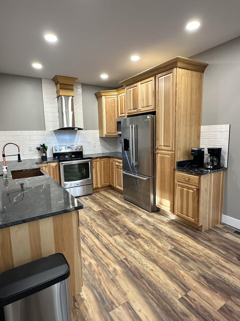 Pretty well equipped kitchen