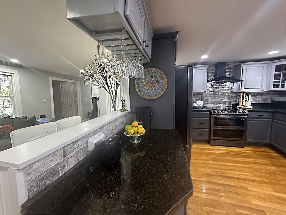Chef’s Kitchen -European-inspired kitchen with all-new appliances and an open layout for easy cooking and dining together.
