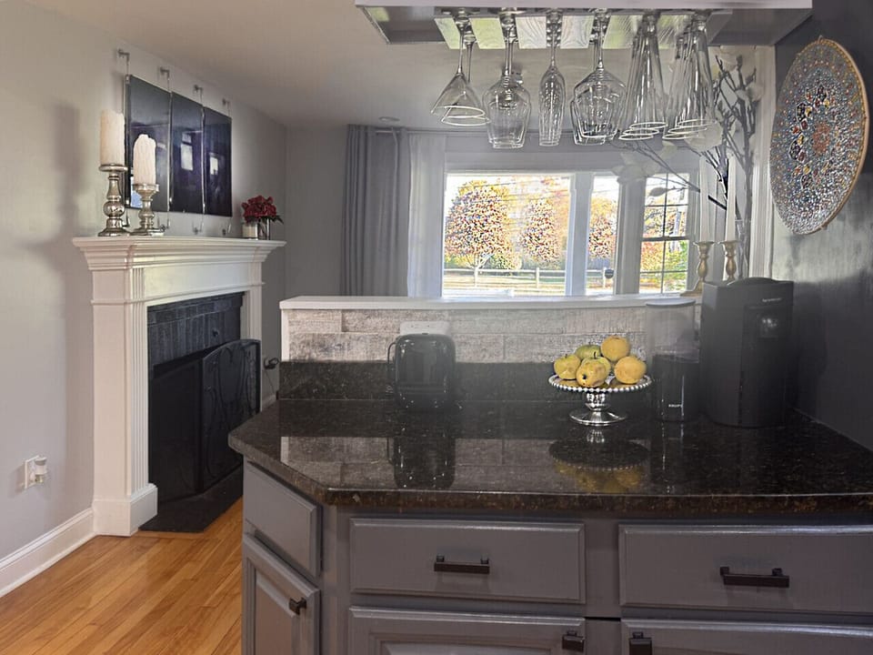 Open layout that connects beautifully with the main living space.