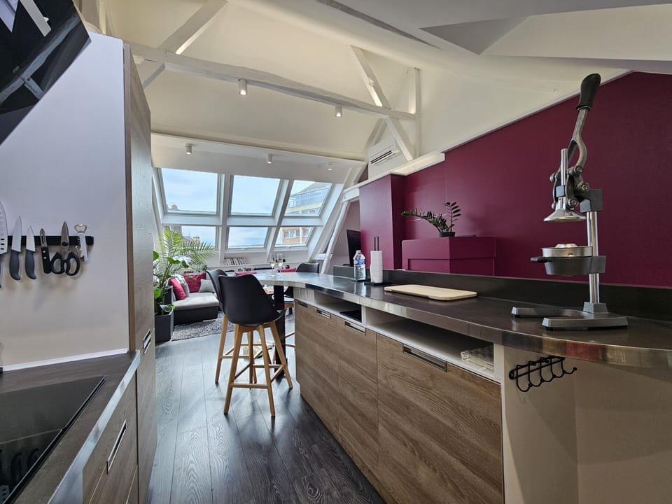 View of the kitchen