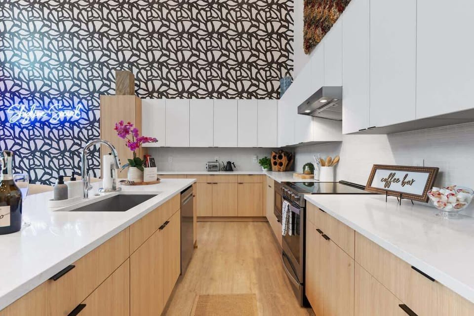 Cook, gather, and enjoy in this modern kitchen space.