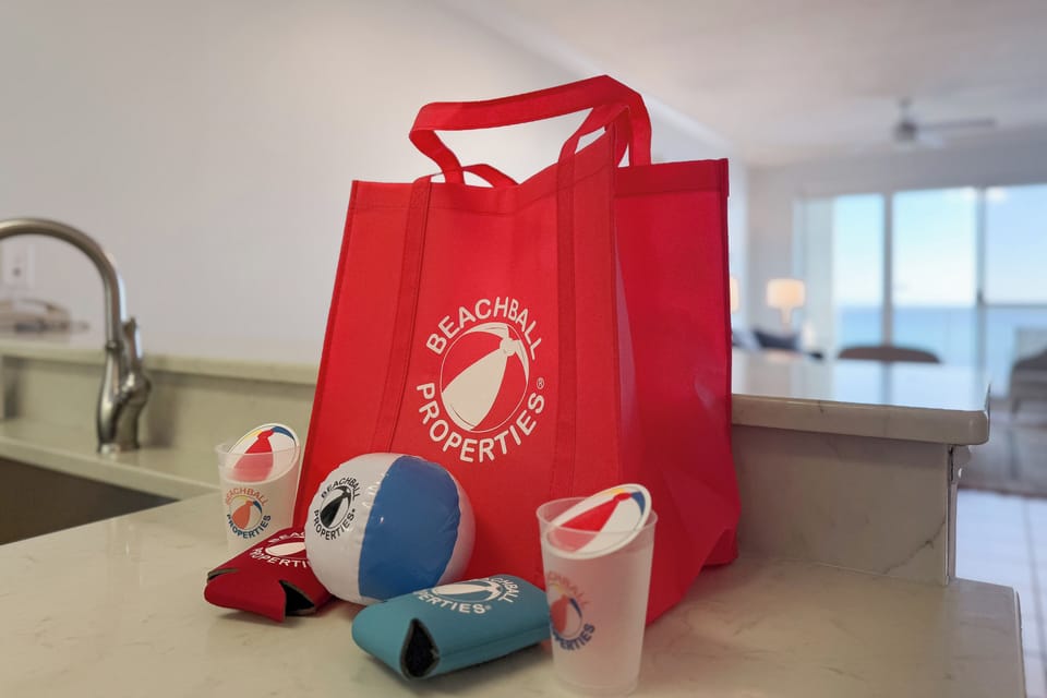 Beachball swag bag!