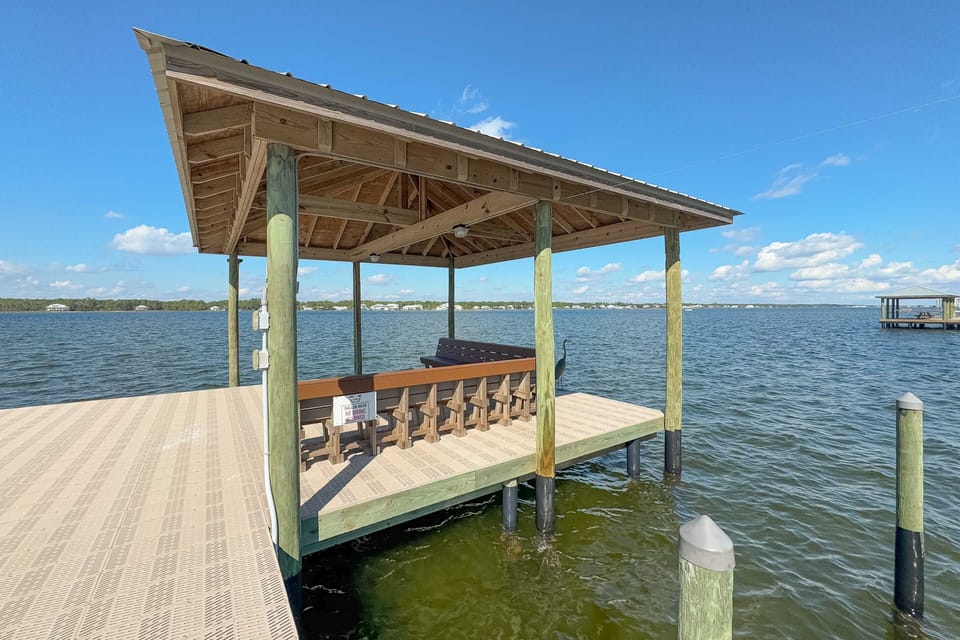 The Landing's pier