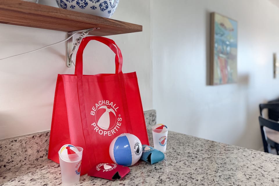 Beachball swag bag!