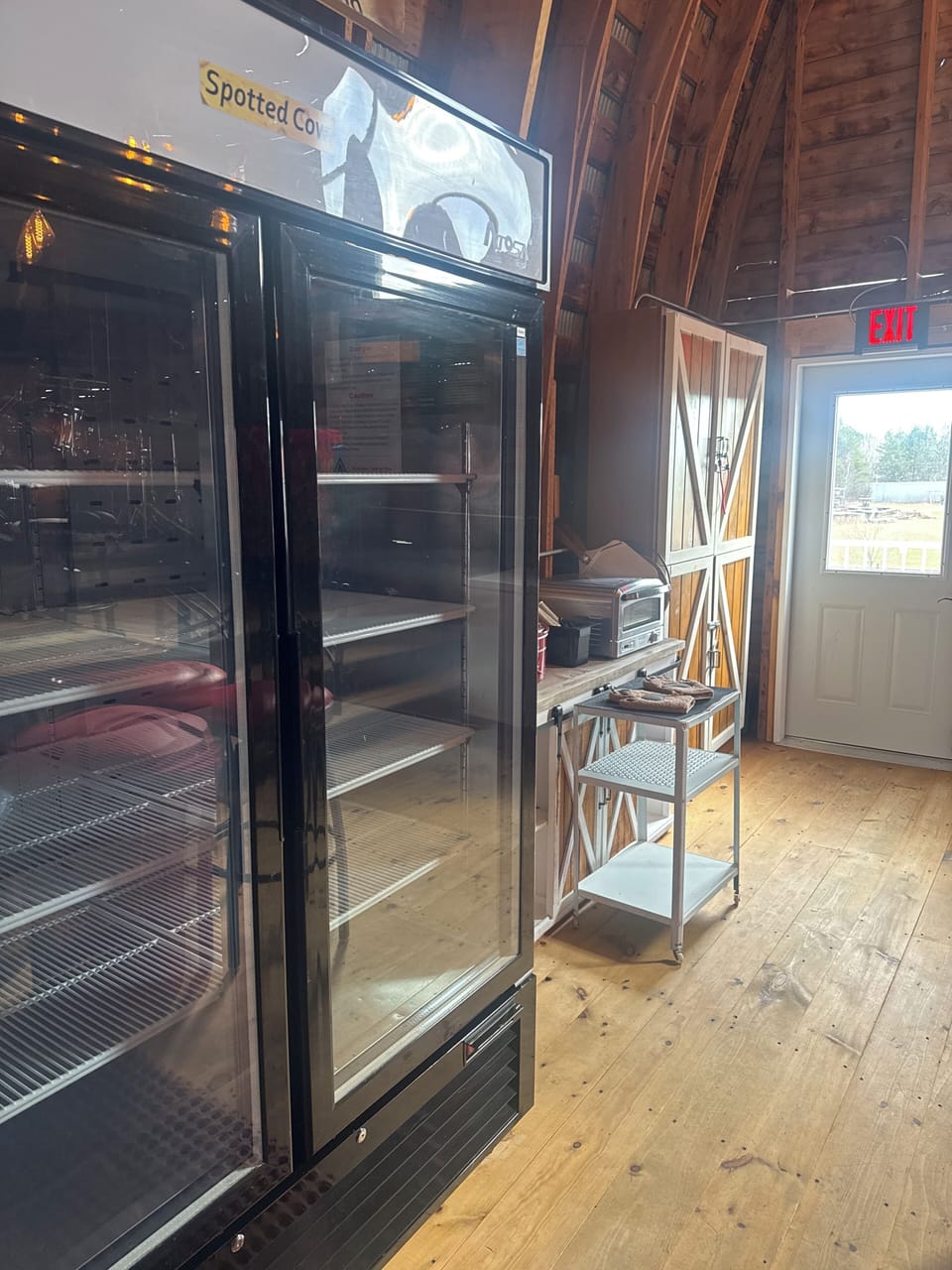 Large fridge and large freezer