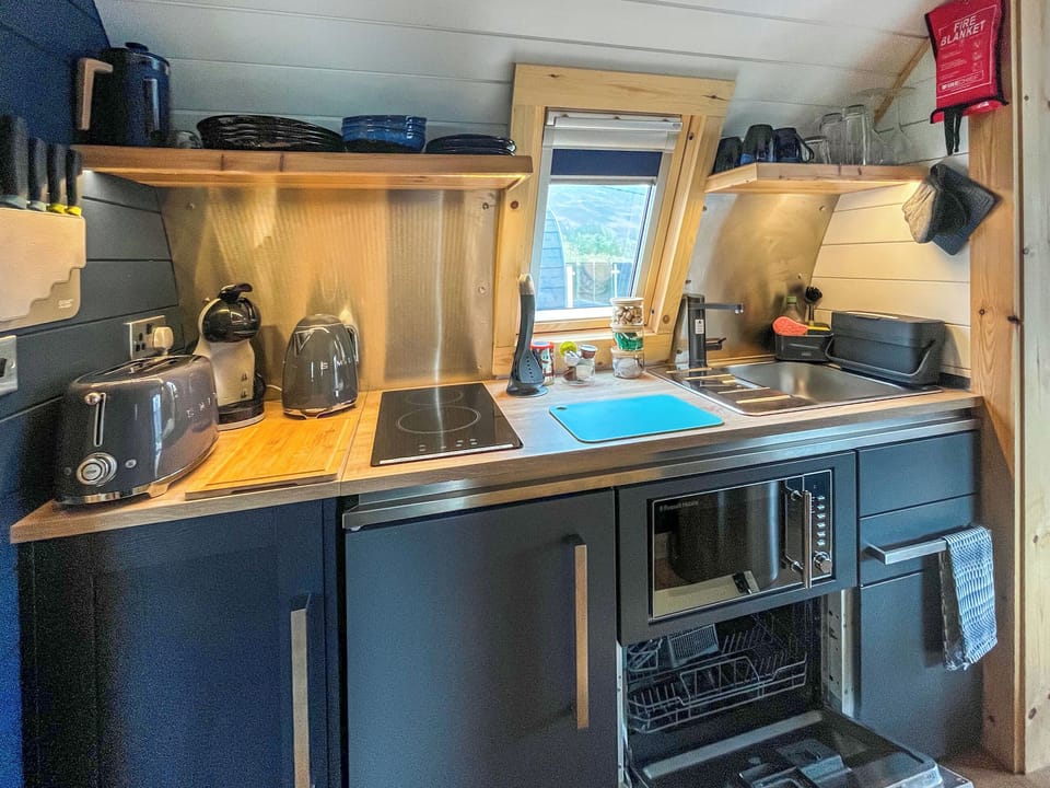Kitchen | Totaig - Pods on the Croft, Avernish, near Kyle