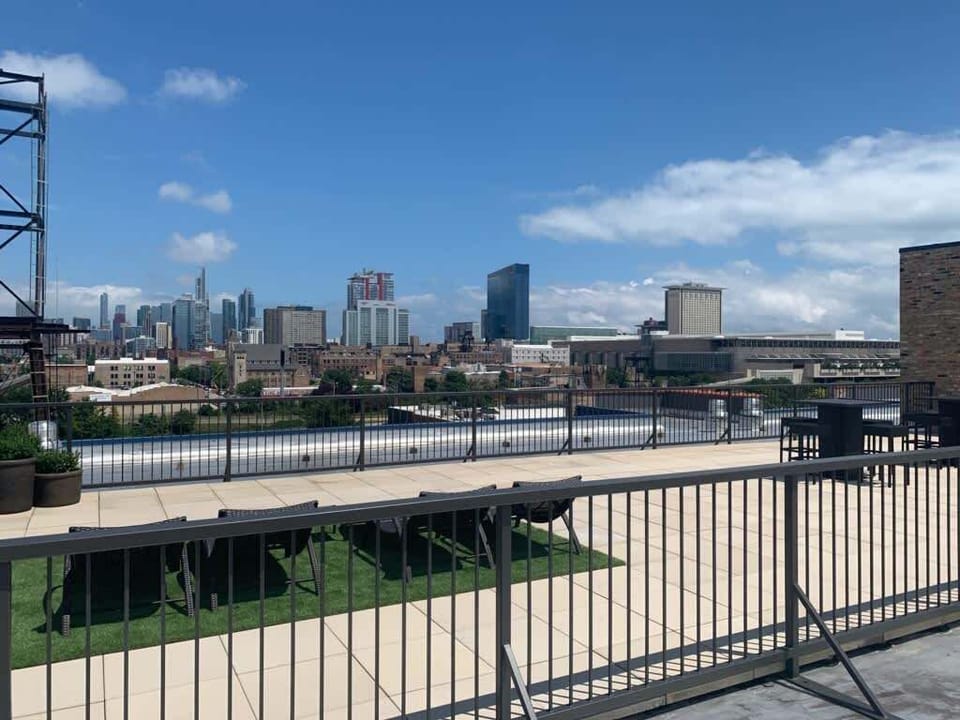Enjoy amazing city views from the rooftop