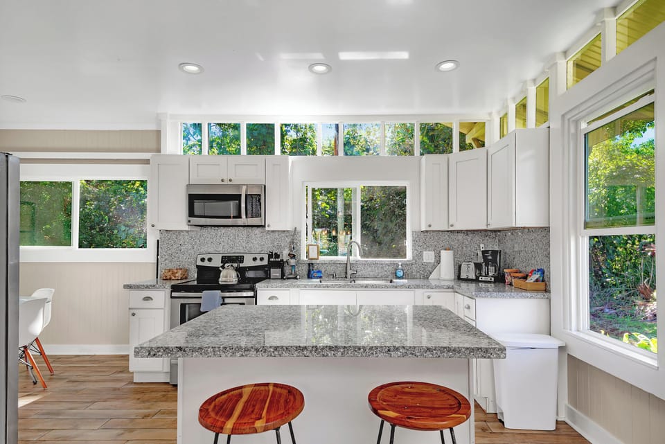 Well appointed kitchen.