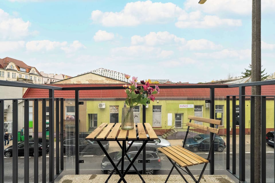 The balcony provides a serene environment for relaxation.