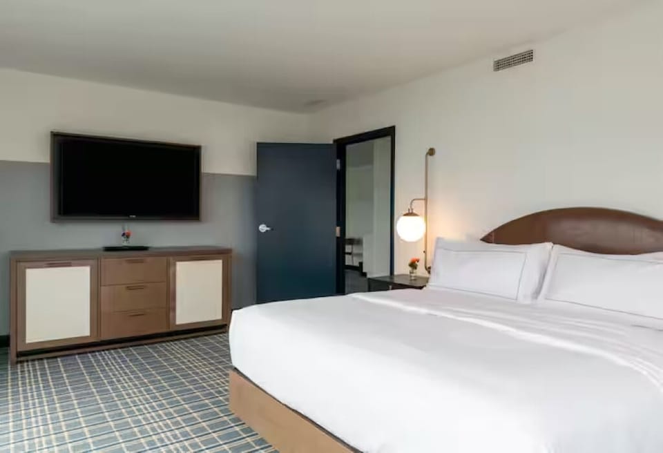 Bedroom. Interior and views may vary based on location and availability