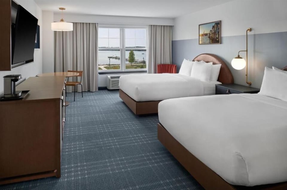 Bedroom. Interior and views may vary based on location and availability