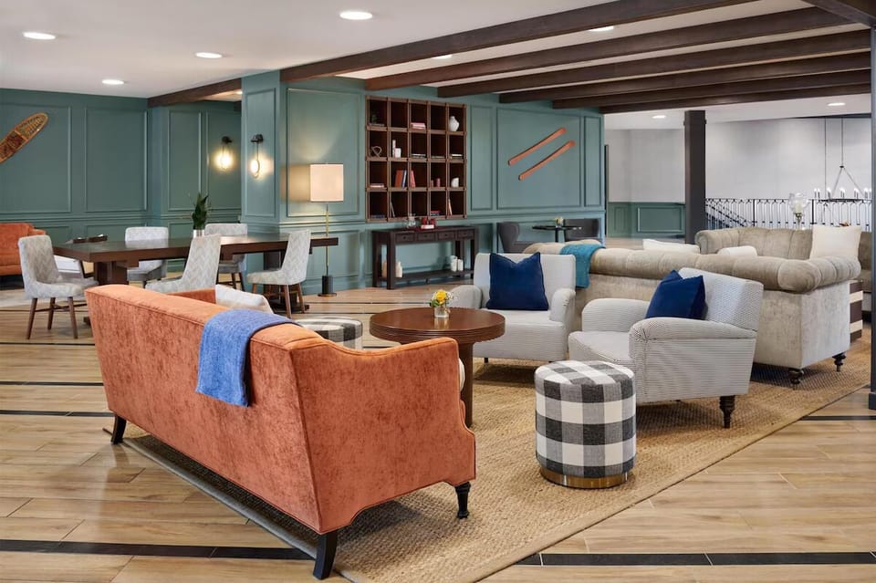 Stretch out on plush seating and relax in stylish comfort.
