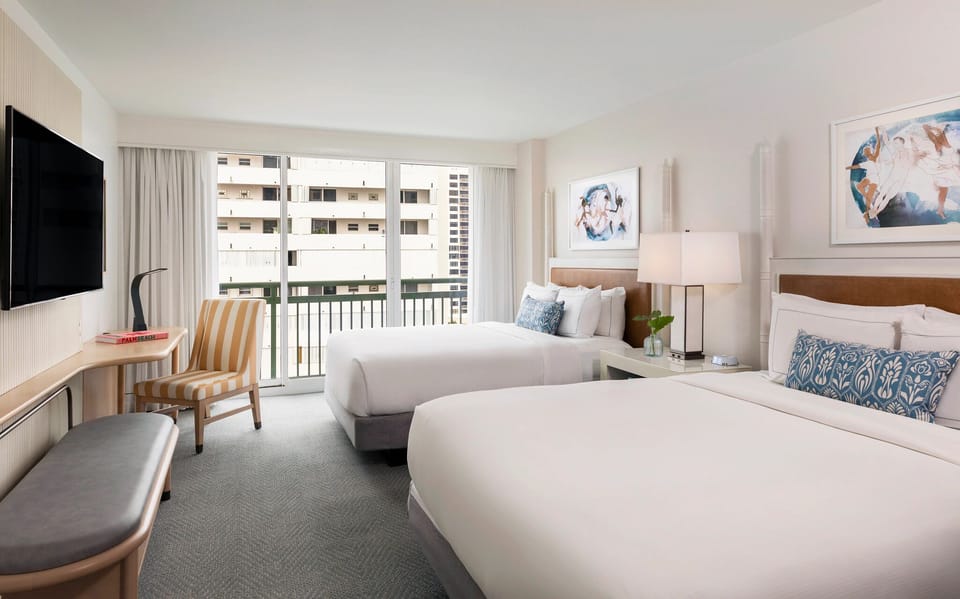 Unit with comfortable beds