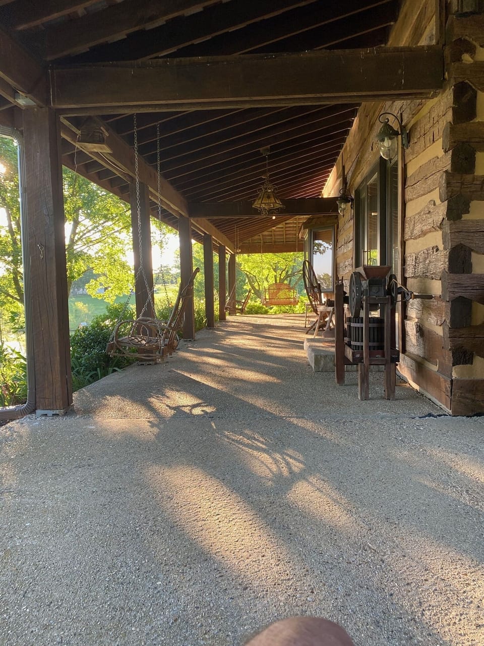 More wrap-around porch views