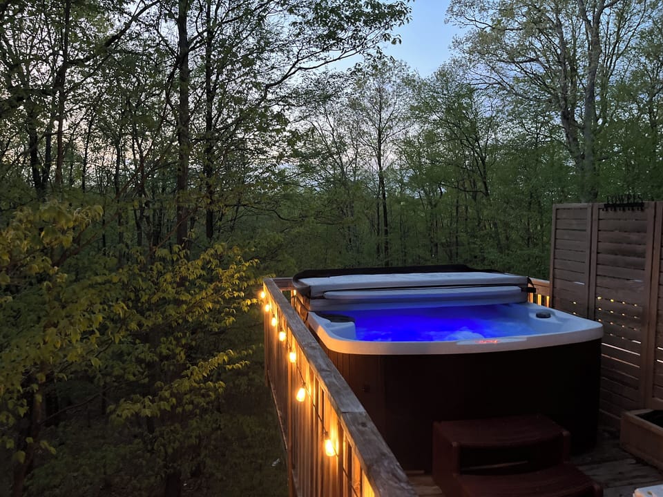 Backyard Hot tub